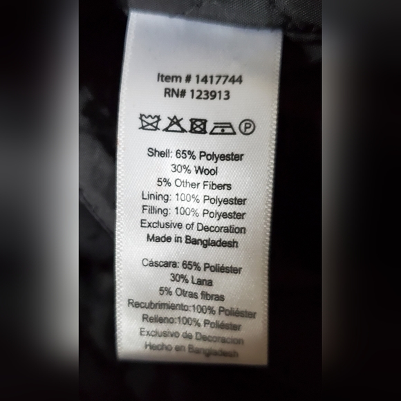 Jachs New York Mens Lined Flannel Wool Blend Overshirt Jacket - Size M - EUC - Picture 7 of 10